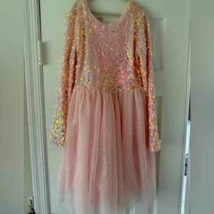Cat and Jack Sequence Dress - girls size L